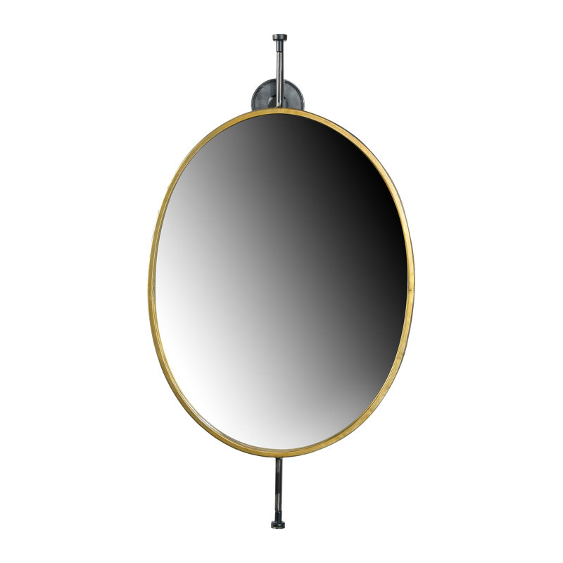 Everly Quinn Oval Pivoting Wall Mirror & Reviews Wayfair Canada
